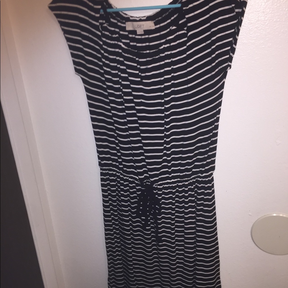 Striped Ann Taylor dress